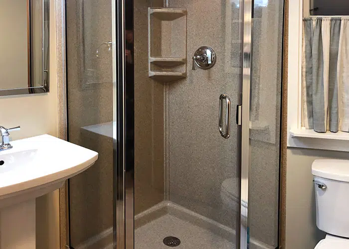 Whitehall Mi Vacation Rentals Hillside Cottage Bathroom Shower